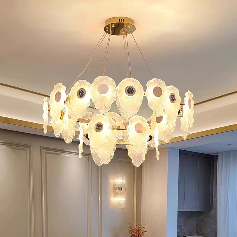 

Modern light luxury Dining room chandelier lighting Ceiling lamps hanging light led chandeliers for the living room indoor light