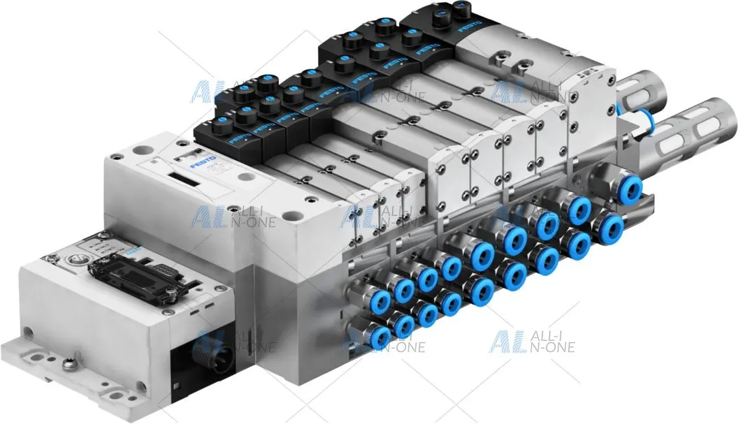 Valve with 3/2 and 4/2 Function Pneumatic Solenoid Control Valve Spare Part For Factory Automation Systems