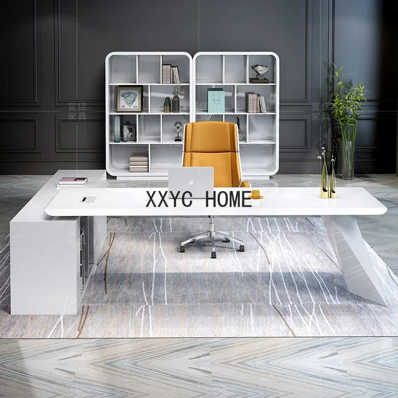 

Офисный стол для руководителя, стильный стол менеджера, современная минималистичная офисная мебель