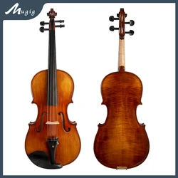 4/4 3/4 1/2 1/4 1/8 Acoustic Violin Spruce Spruce Top Professional Stringed Instrument W/Case Bow For Orhcestra Violinist Lover