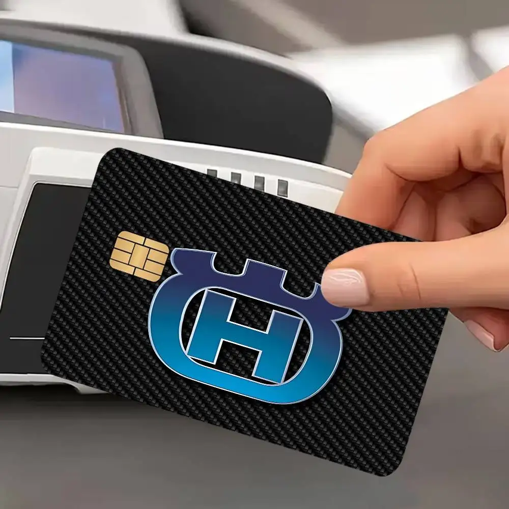 H-Husqvarnas Logo Anime Cartoon Sticker Film Skin For Credit Card Debit Bank Bus Card - view 3