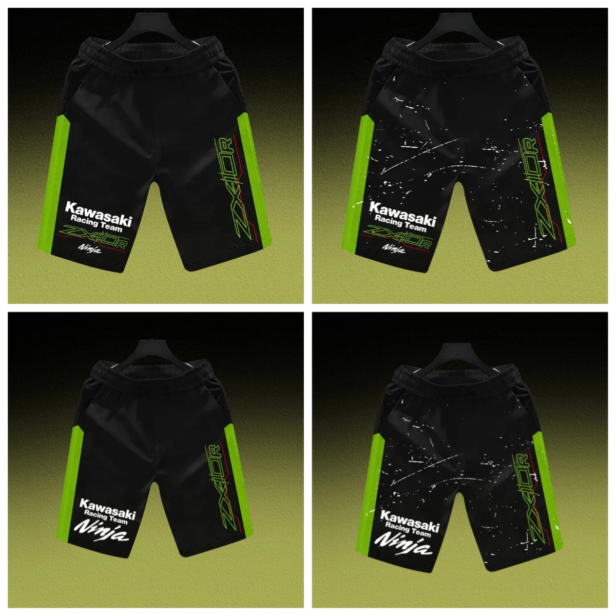 

25 Summer Kawasaki Motorcycle New Men's Padel Sport Shorts Summer Male Breathable Tennis Shorts Quick-Drying Trousers Running