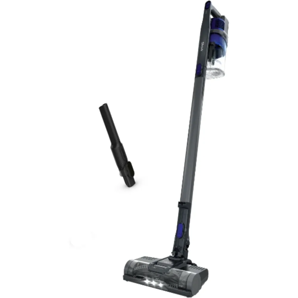 

Cordless Stick Vacuum with XL Dust Cup LED Headlights Removable Handheld Vac Crevice Tool Portable Vacuum