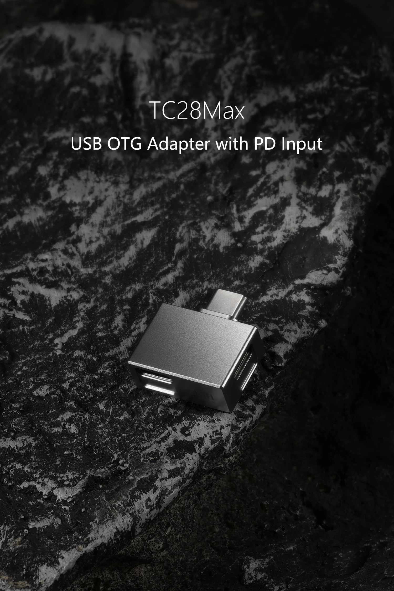 DD ddHiFi TC28Max USB-C OTG-Adapter mit 60 W PD-Aufladung, hochauflösendes DAC/Amp-kompatibles, bidirektionales Netzteil – Detail 1