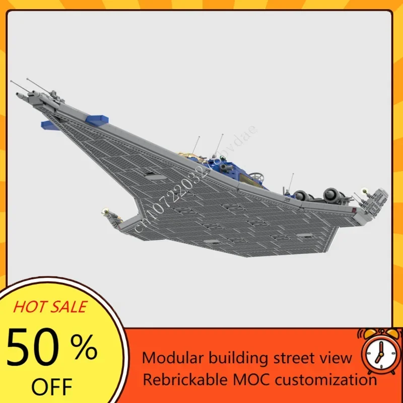 4109PCS NCS Discovery Space War Military MOC SpaceShip Battle Custom Puzzles Architecture DIY Education Assembly Model Kids Gift