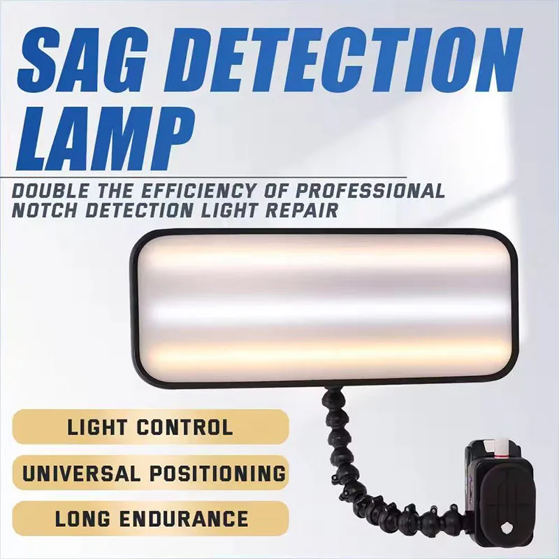 52cm Dent Reflector Lamp 3 Colors Adjustable Car Dent PDR Light Electric Suction Cups LEDs Paintless Dent Repair Tool