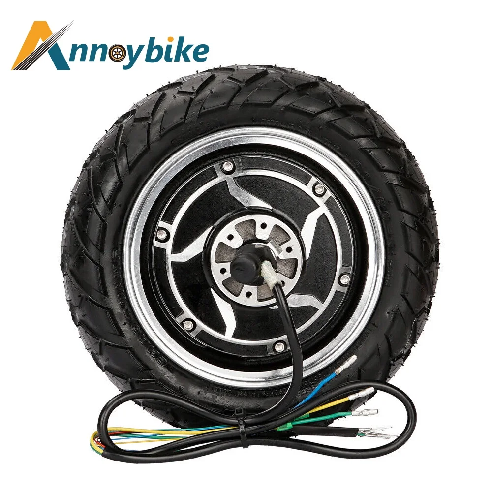 

10 Inch Electric Bicycle Wheel Hub Motor 48v 1200W For Folding Scooter E-Bike Takeaway Engine Replacement DIY Open source share