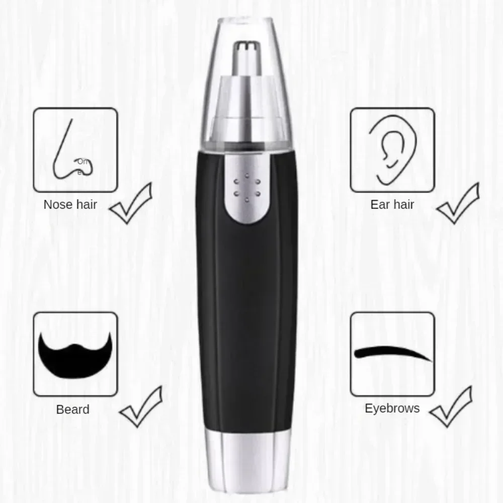 Unisex portátil Nose Hair Trimmer, Implementar Shaver, Neck Hair Cutter, ferramenta de barbear dos homens, Clean Clipper