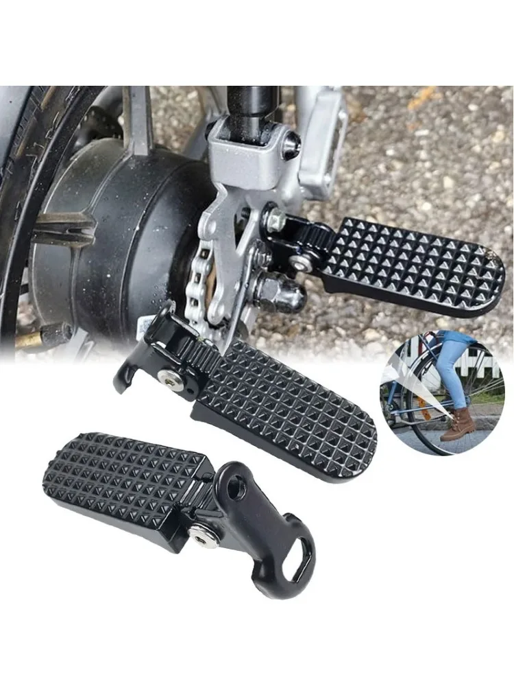 AliExpress NONE Universal Bicycle Rear Footrests Anti-slip Aluminum Foot Peg Pedals Stable Supports For Bikes And Motorcycles Replacement Parts
