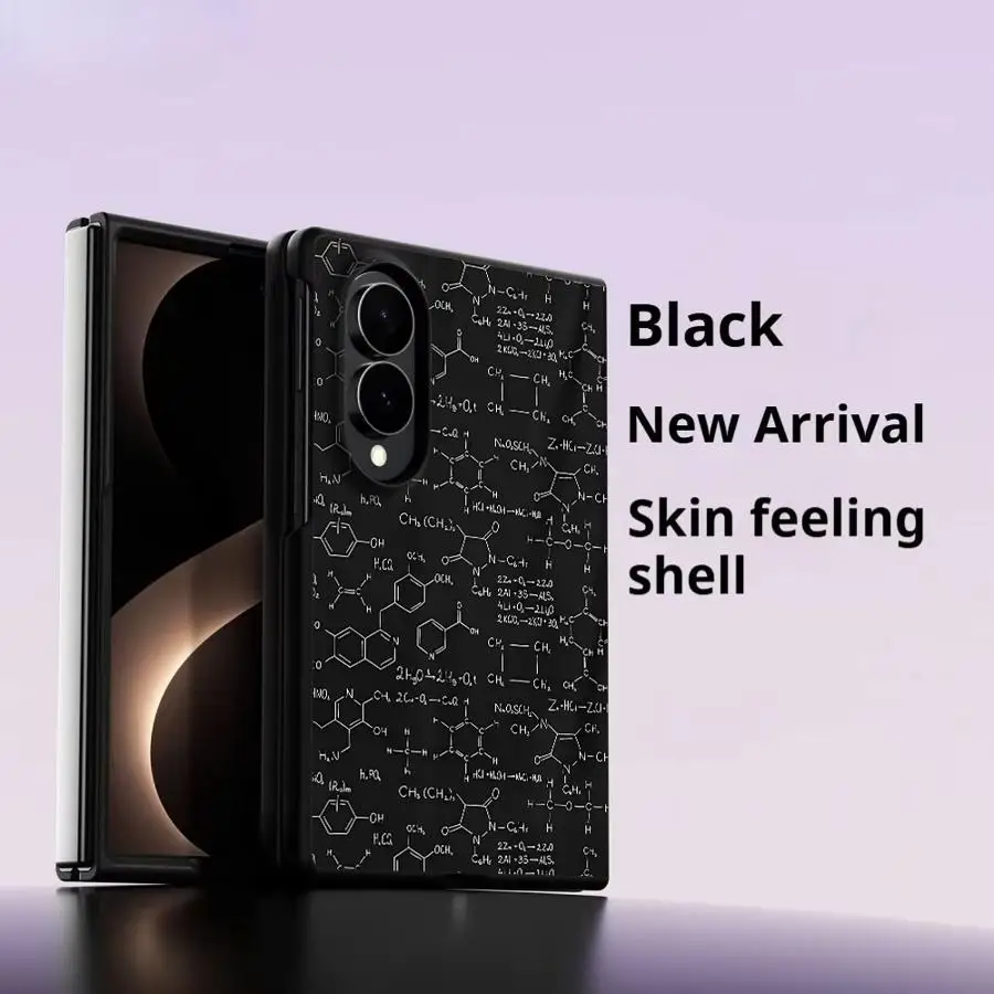 Luxury Phone Cover Case for Samsung Galaxy Z Fold 8 ZFold8 Z Fold8 Wide ZFold Wide Fun Knowledge Pattern