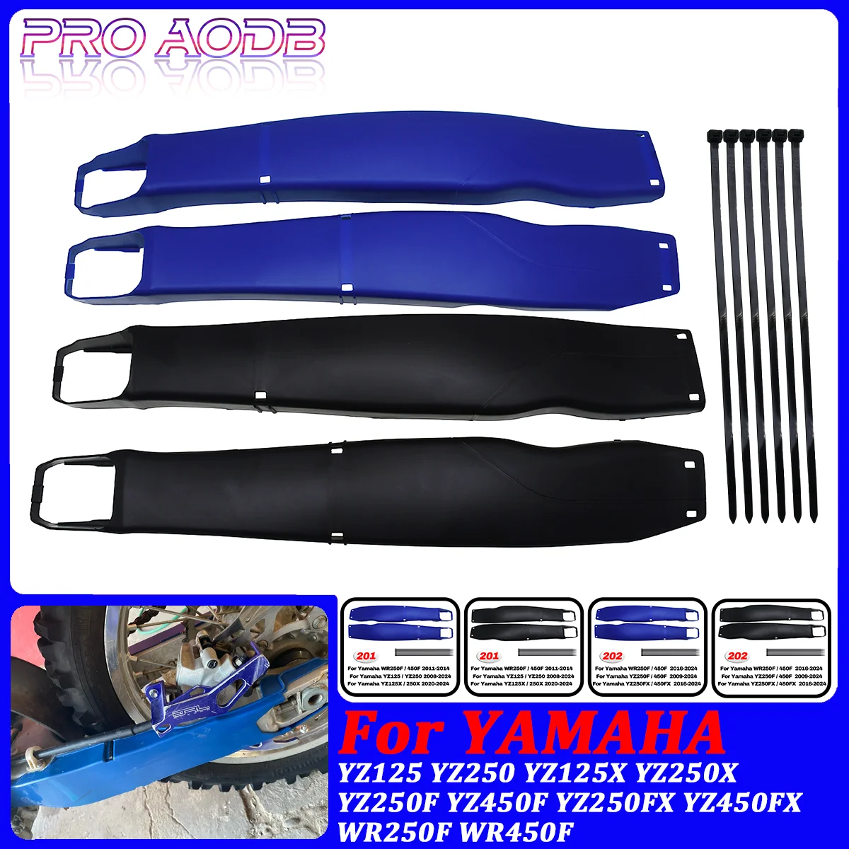 

NEW 2024 Motorcycle Swingarm Swing Arm Protector For YAMAHA YZ125 YZ125X YZ250 YZ250F YZ250X YZ250FX YZ450F 450FX WR250F WR450F