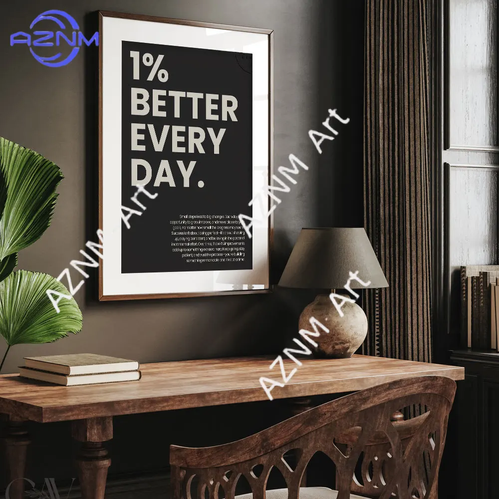 Minimalist Motivational Quotes Inspirational Discipline Art Poster Canvas Painting Wall Prints Picture Room Home Office Decor
