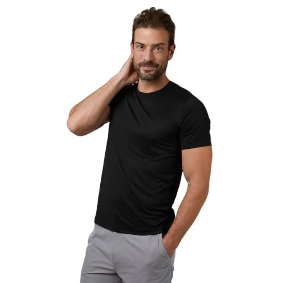 

Men's Cool Classic Crew TShirt AntiOdor 4Way Stretch Moisture Wicking