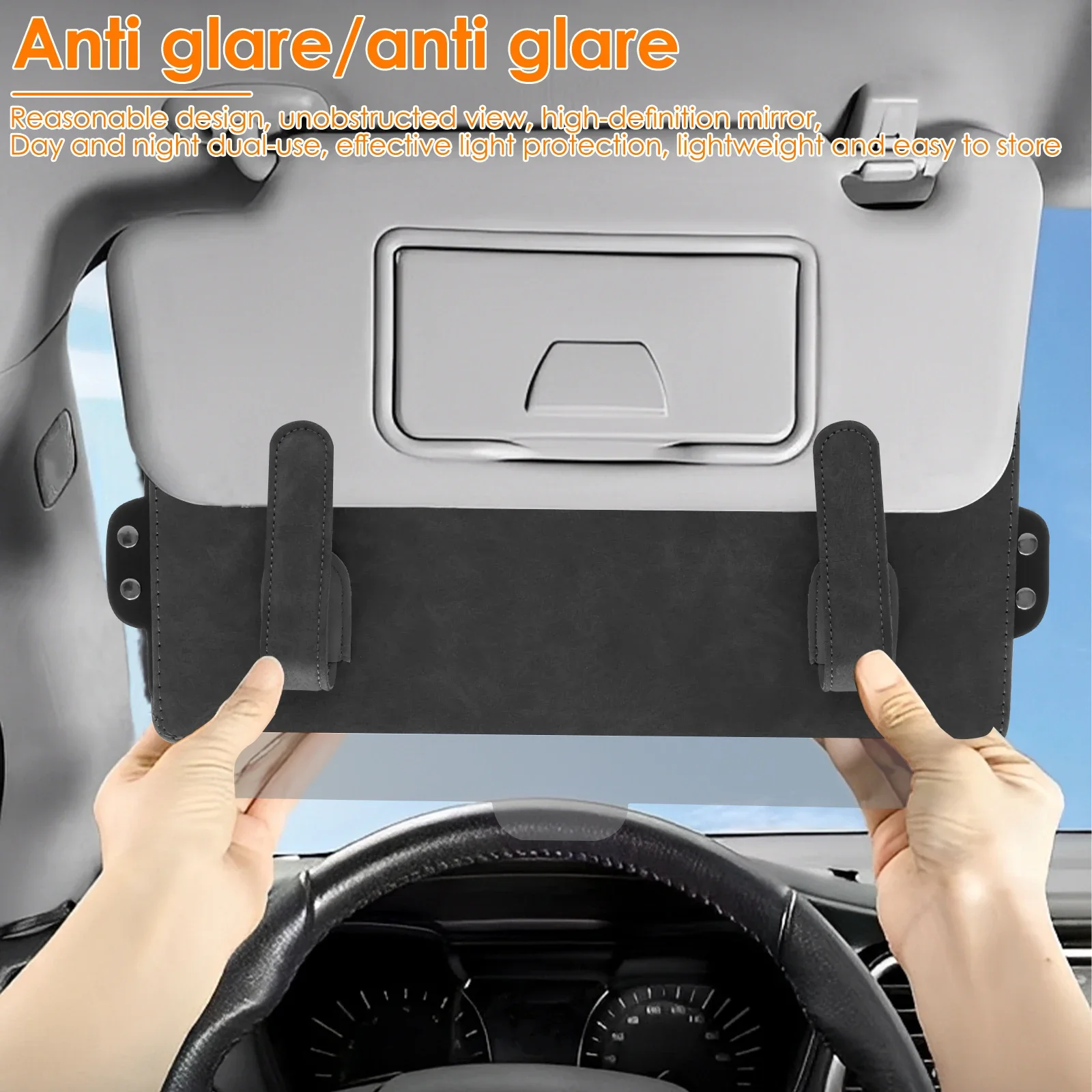 Universal Car Sun Visor Extender Anti-glare UV Adjustable Sun Blocker Car Sun Windshield Sunshade Cover Truck Auto Accessories