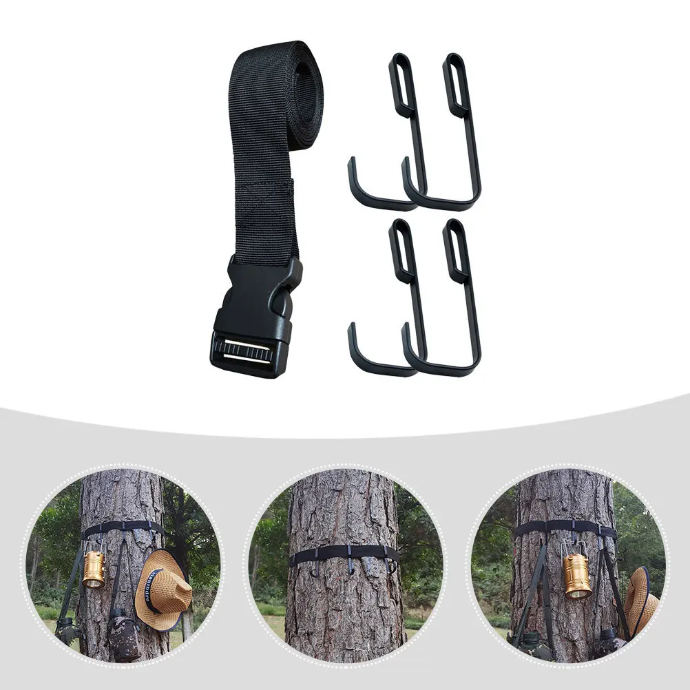 

5Pcs Tree Stand Accessories Heavy Duty Hanging Hooks for Outdoor Hunting Mounting Bow Backpack Gear Storage Solution