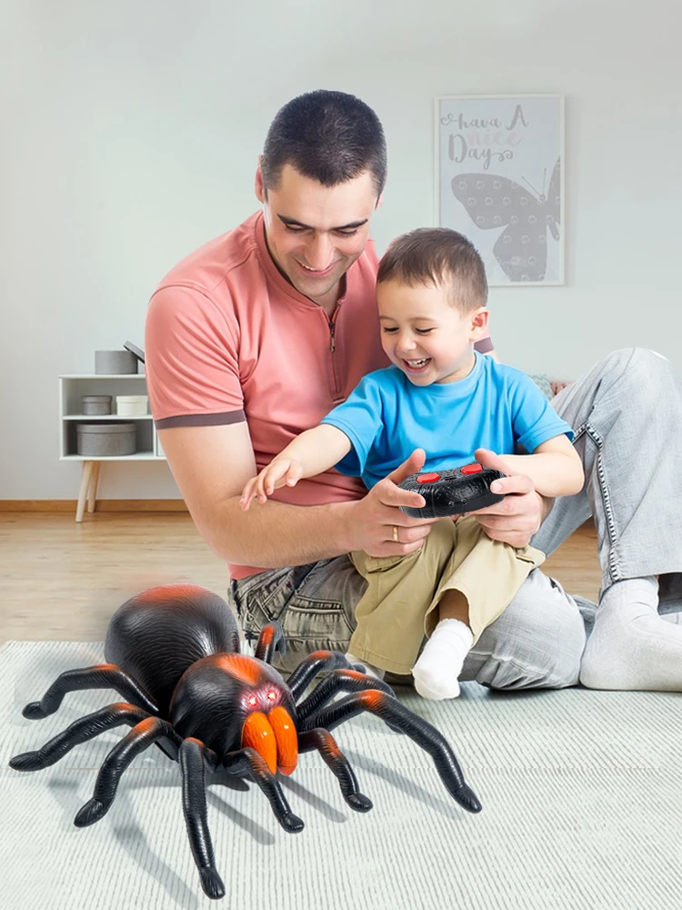 Remote Control Electric Spider Children's Toy Boy Little Girl Black Technology Trick Decompression Artifact Creative Trending