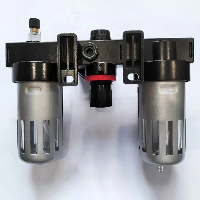Pneumatic Air Source Treatment Unit BC2/3/4000 Copper Core Oil Water Separator Iron Cover 3 Unit Combination For Pneumatic
