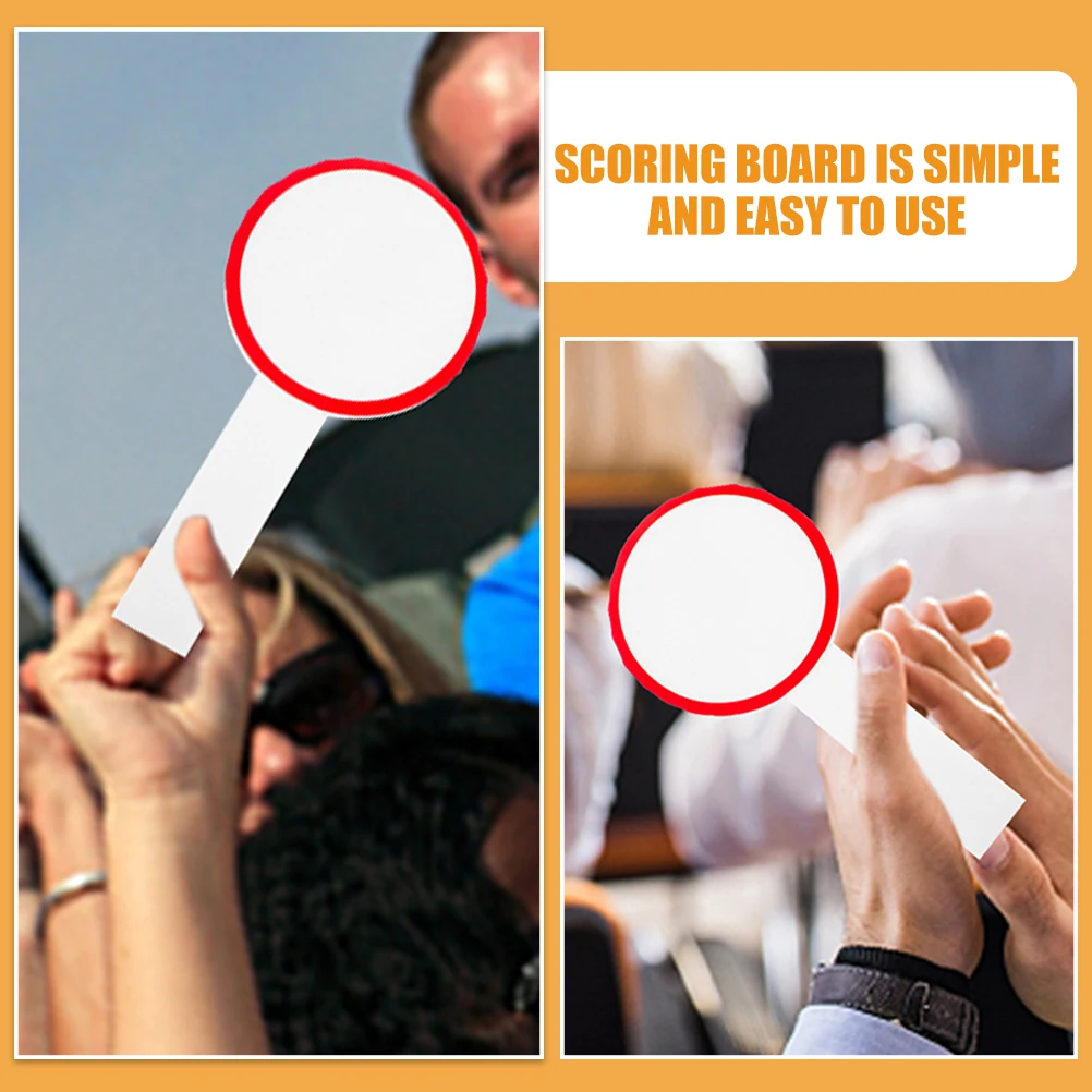 

8 Pcs Scoreboard Cartoon Dry Erase Answer Paddle Bohemian Paddles Handheld Word Foam Voting