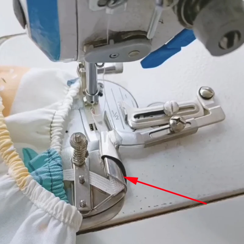 

Easy Setting High-efficiency Production Device Sewing Machine Rubber Elastic Band Hemming Tool Single Needle Machine Spare Parts