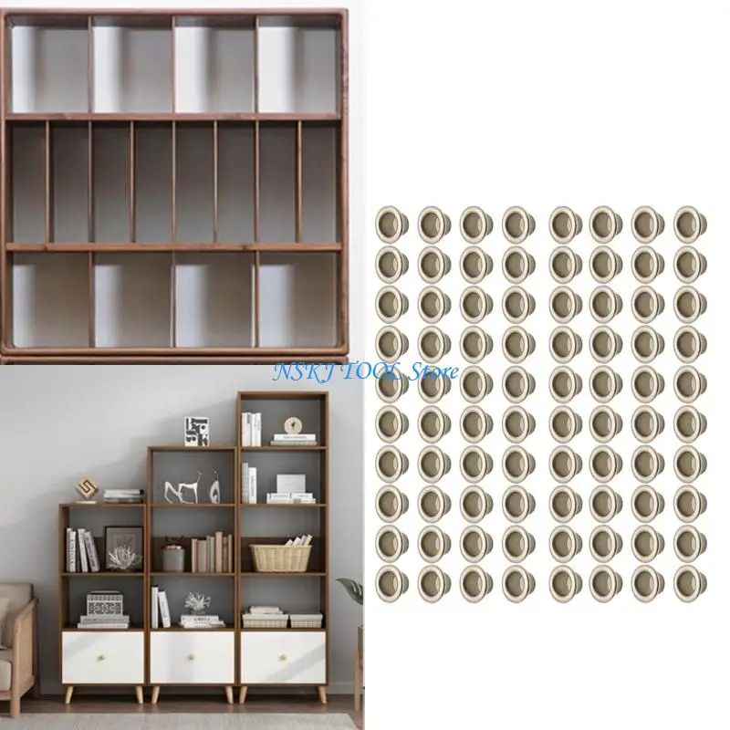 L8RC Metal Shelf Bracket Reinforcements for Cabinet Shelves Heavy Type Support