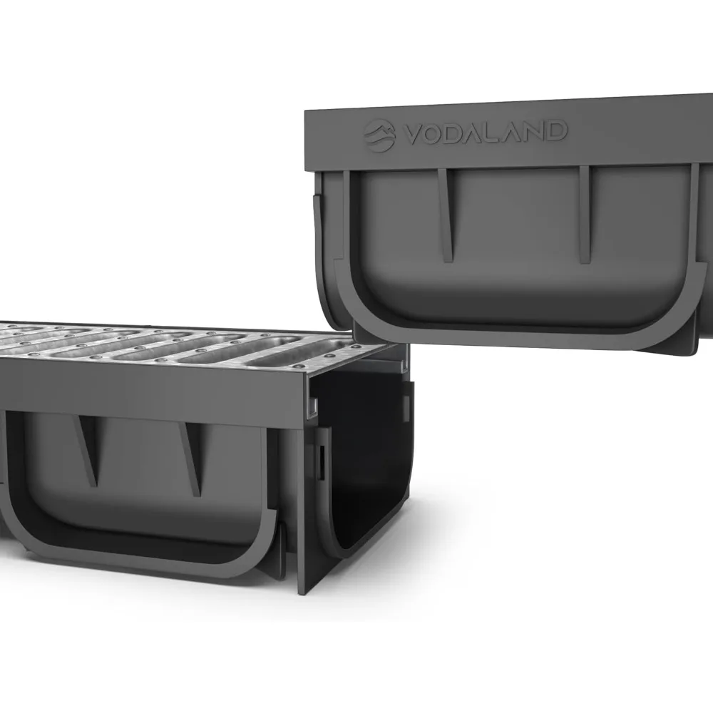 รางระบายน้ำแบบรางลึก 4 นิ้ว Easy 2 Premium - ตะแกรงเหล็กชุบสังกะสี (5)