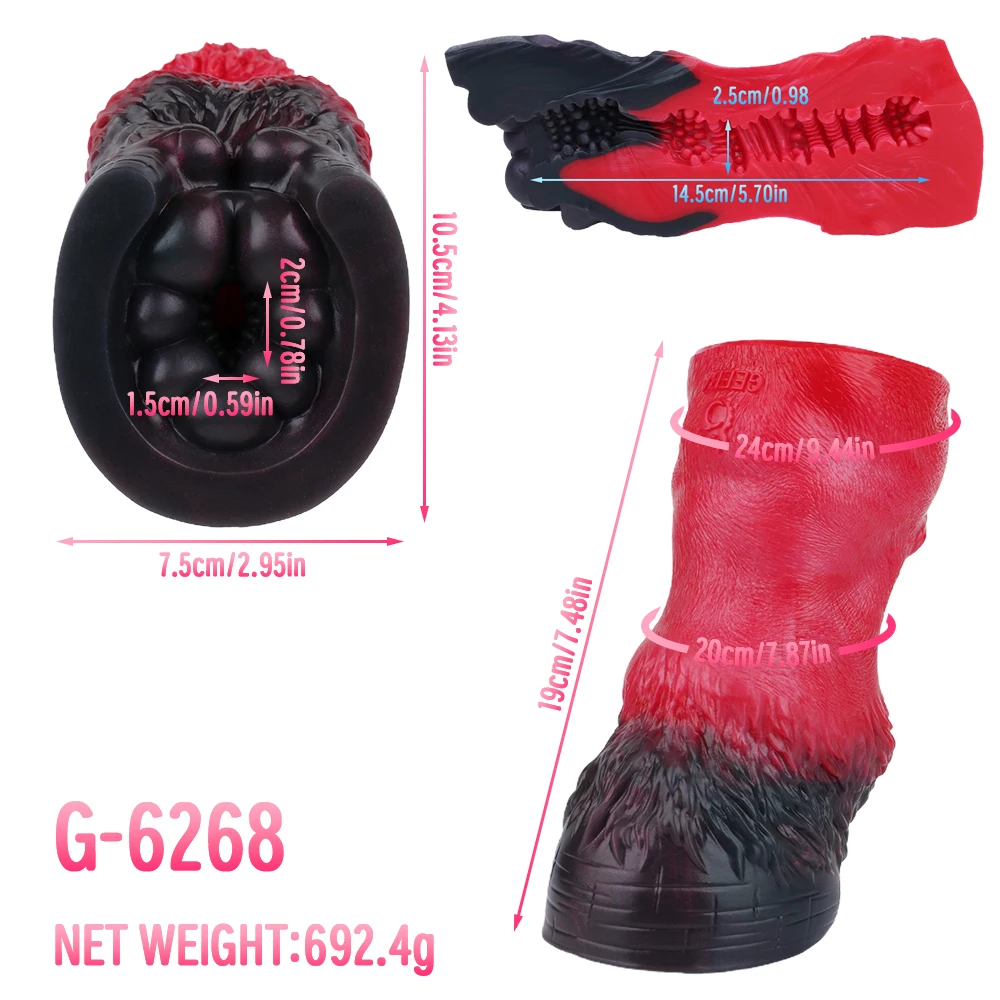 GEEBA Five Different Types Of Male Masturbators With Animal Claws Soft Silicone Onahole Pocket Pussy Stroker For Men18+ Sex Toys - view 2