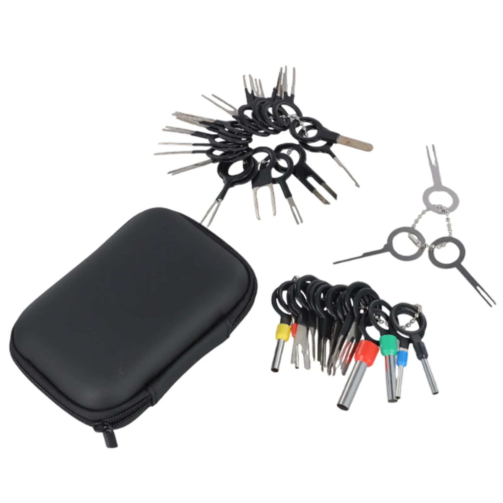 41/26 Pcs Car Pin Ejector Wire Kit Extractor Auto Terminal Removal Connector Puller Tool Automotive Terminal Disassembly Kit