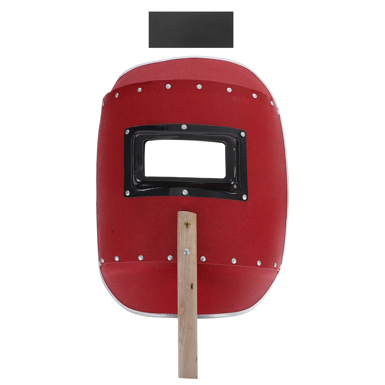 

Mask For Welder Handheld Shield High Transparency Lens Aluminum Wood Paper Construction Reusable Safety Gear Sparks