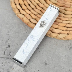 Marble Israel Judaism Mezuzah Holy Land Market Shema Blessing Home Decorations Accessories For The Door