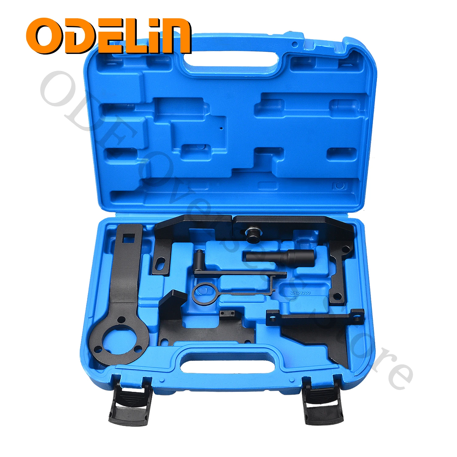 Set di 8 utensili per la sostituzione della cinghia di distribuzione del motore, utensili per il bloccaggio dell'albero a camme per motori a benzina, compatibile con Citroen C3, Peugeot 208, 308,