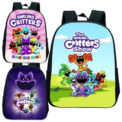 Smiling Critter Kindergarten Backpack Catnap Dogday Kids School Bag Anime Trend Bookbag Boy Girl Children Bagpack Travel Rucks