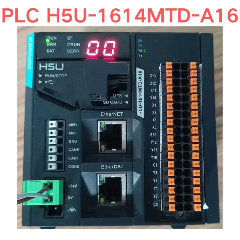 Second  hand Inovance PLC H5U-1614MTD-A16  test OK