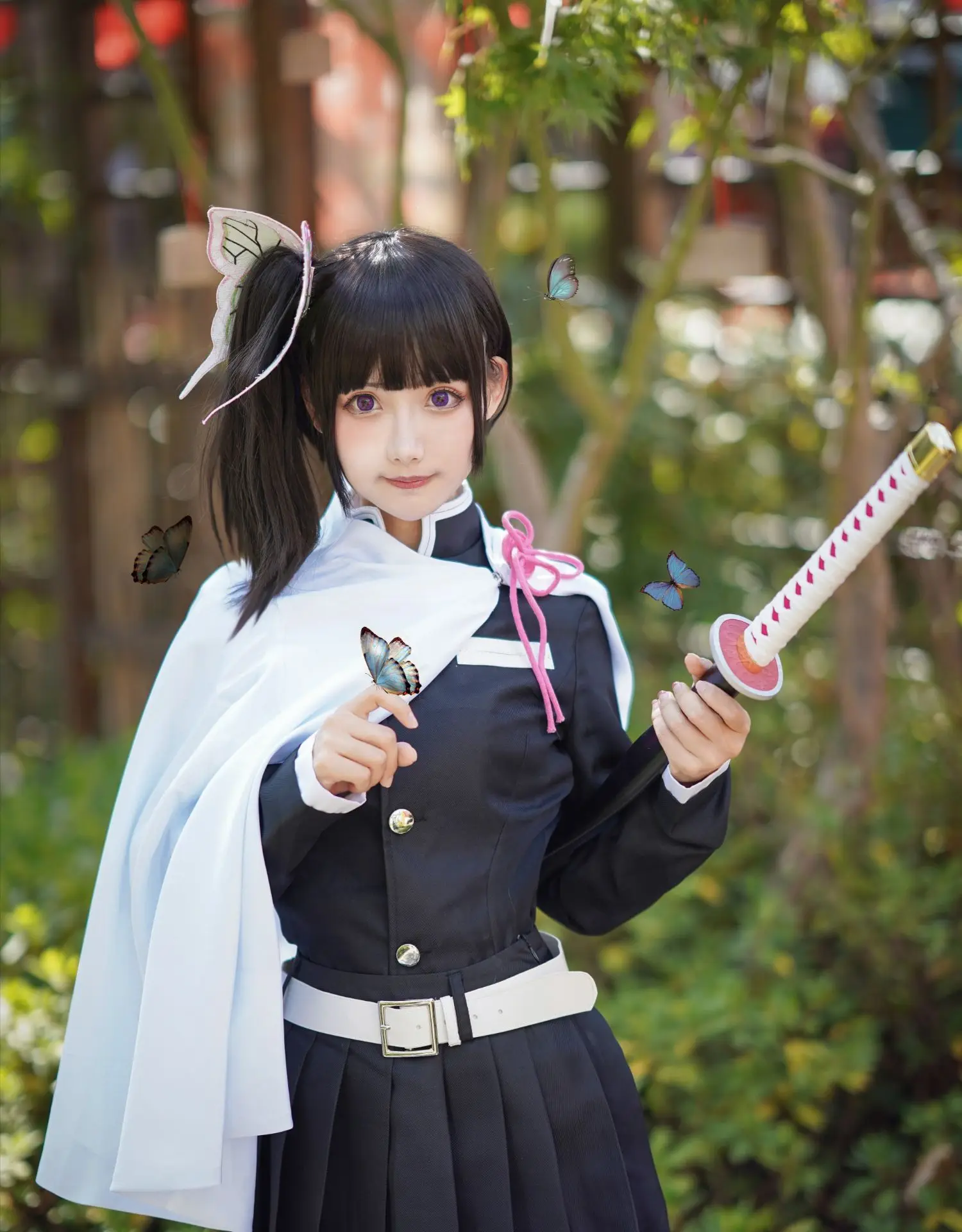 

Kanao Tsuyuri Cosplay, Kostuum Pruik Voor, Volwassen Kinderen Volledige Sets, аниме Kimetsu Cosplay, наряд для вечеринки на Хэллоуин, Voo