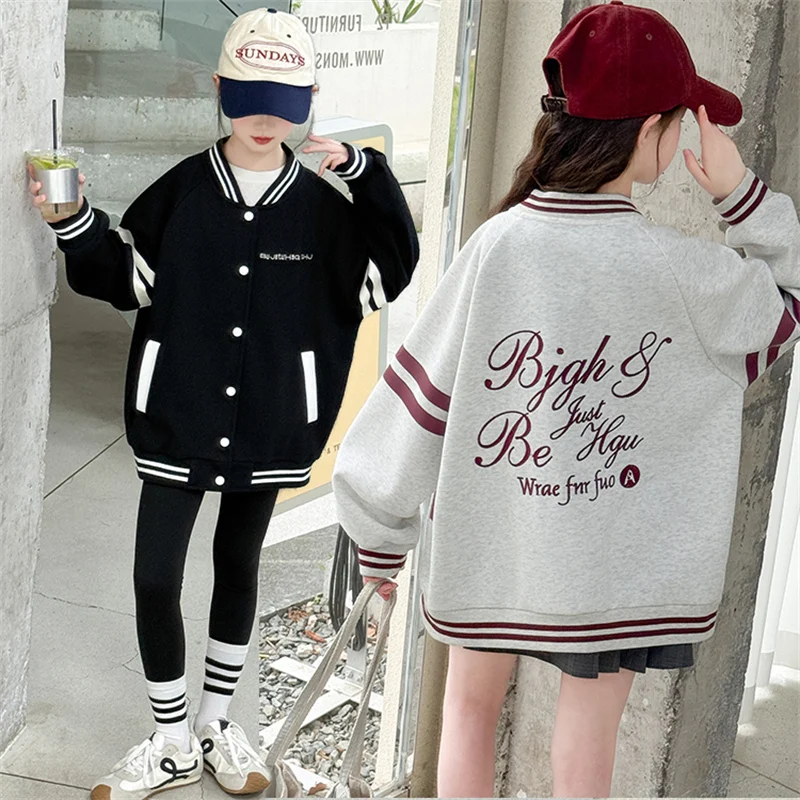 

2025 Spring and Autumn Girls' Threaded Neck POLO Shirt Fashion High Quality Products