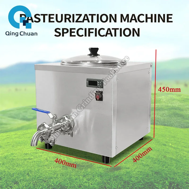 Pasteur für frische Milch, kommerzielle Milch, Ziegenmilch, Pasteurisator, Haushaltssaft, Desinfektion, Sterilisationsmaschine