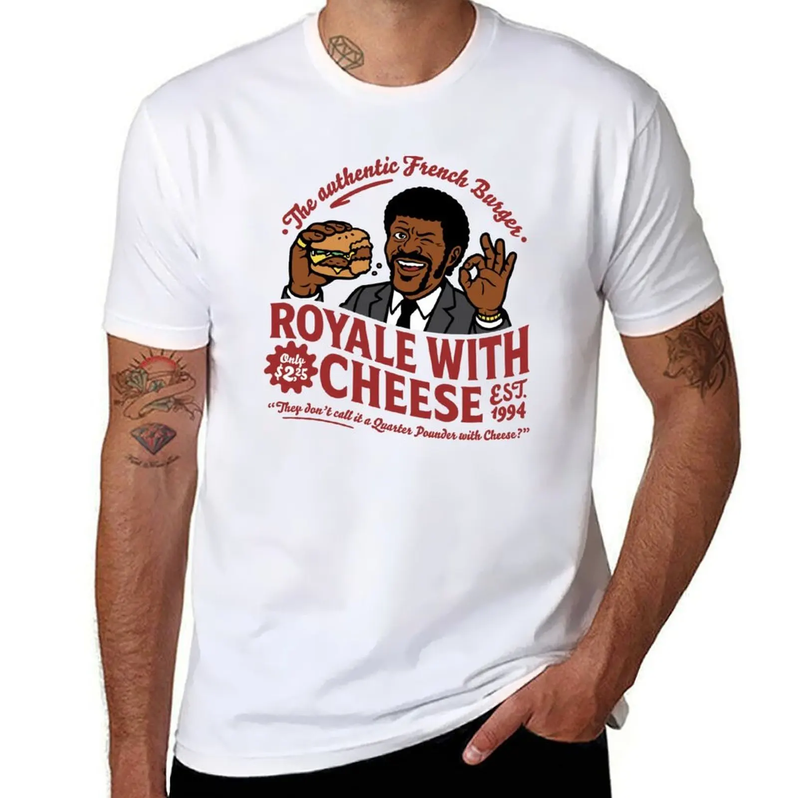 

Royale Cheese T-Shirt t shirt for man funny t shirts cotton T-Shirt