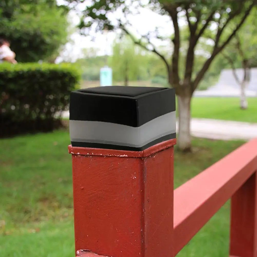 

Outdoor Garden Solar LED Fence Lamp Pillar Light Solar Powered Insulating Sheet Insert Switch Waterproof Residential Yard Lamp