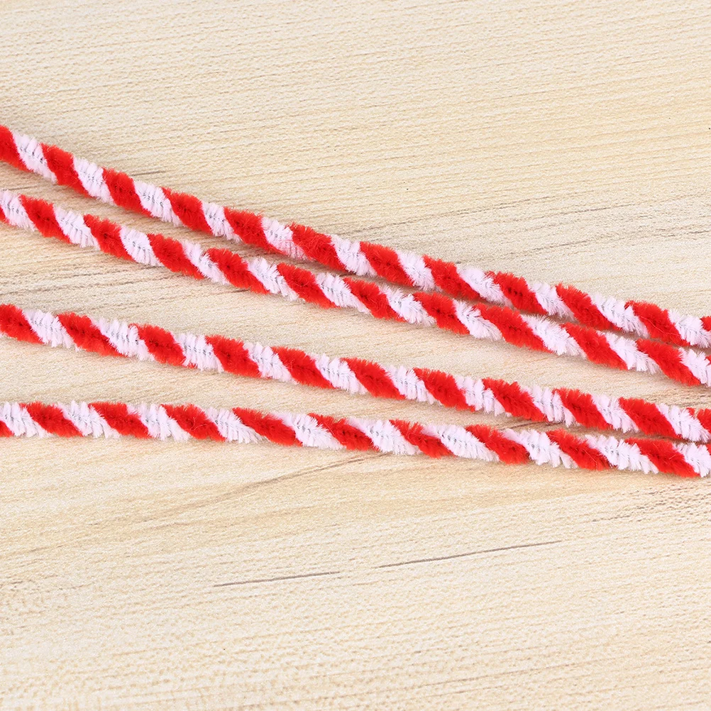 100 Stück zweifarbige, drehbare Chenille-Stiele, DIY-Bastelmaterialien für Kinder, Kindergarten, Grundschule, Auf Gehirn