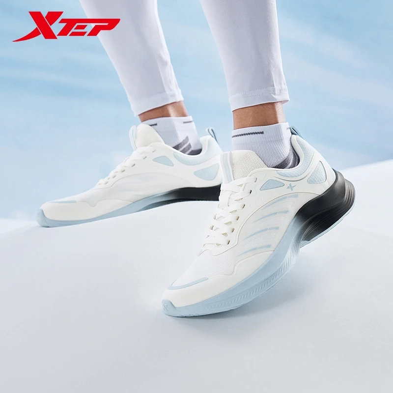 Xtep Running Shoes For Men 2024 Autumn Comfortable Cushioning Lightweight Wear-Resistant Soft Stability Sneakers  876319110085