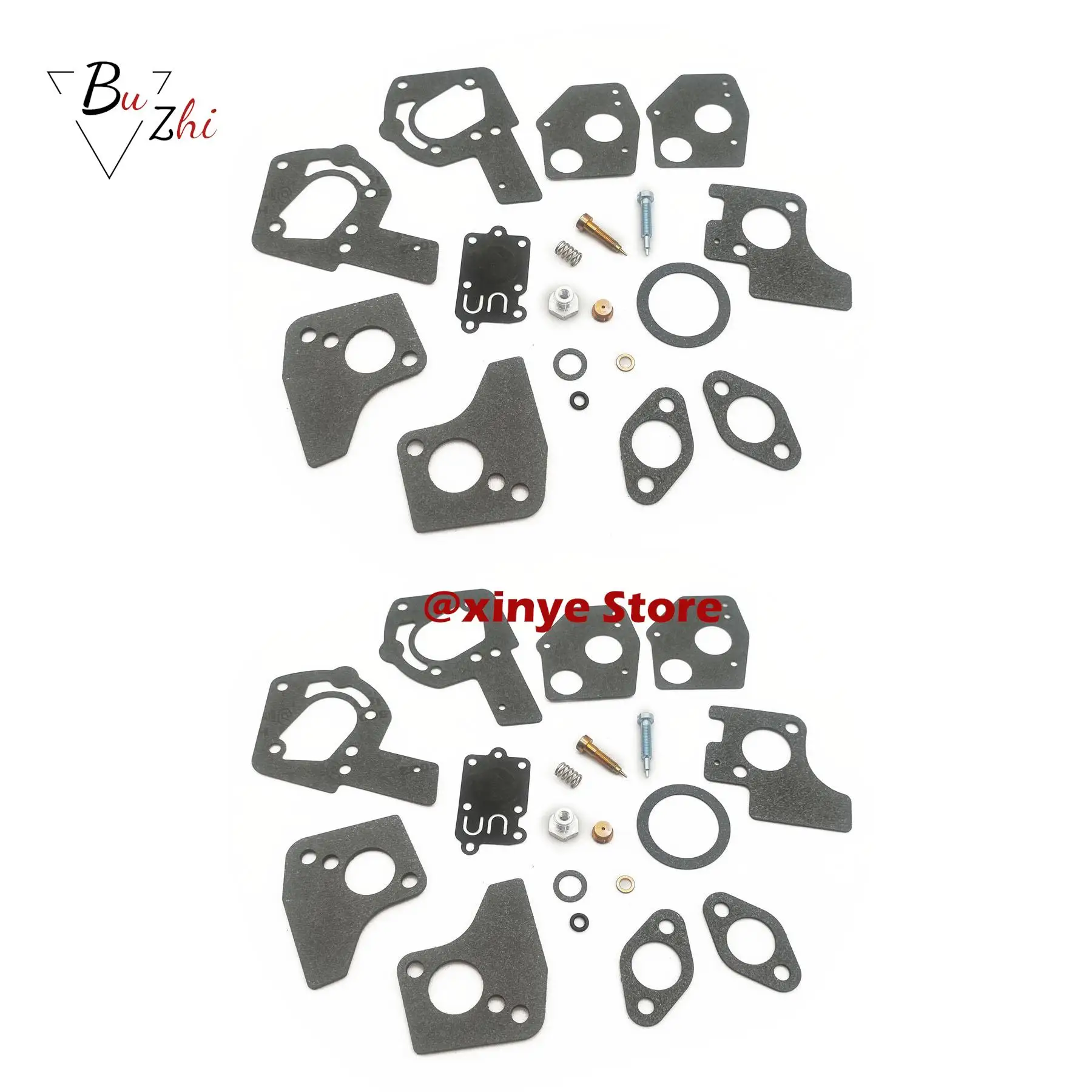 Carburetor Overhaul Rebuild Kit for Briggs & Stratton 495606 494624 3HP-5HP horizontal engines 80200, 81200, 82200, 133200