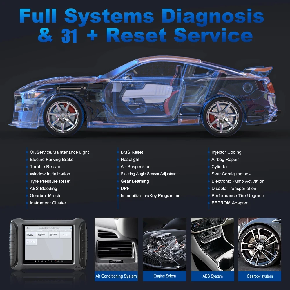 XTOOL X100 PAD3 SE Programmazione chiave automatica per tutte le chiavi perse Strumenti scanner diagnostico per auto 38+ Reset Sistema completo Test