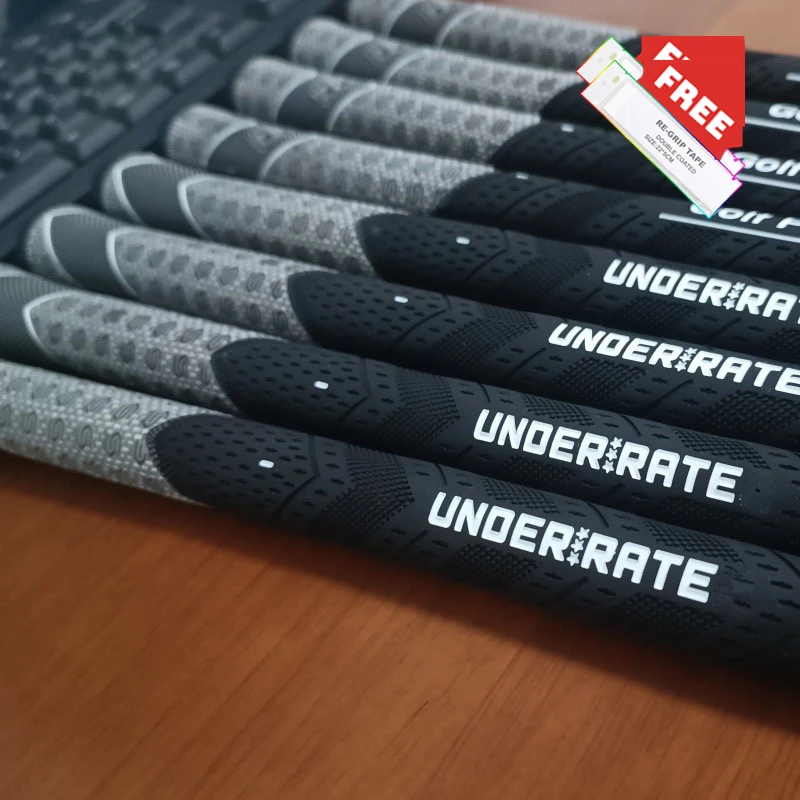 無料テープ 5/26ps McC PLUS4 ゴルフクラブグリップ パターグリップキット カリー限定 スタンダード/ミッドサイズ コットンヤーン ラバー アイアンウッド ゴルフグリップ