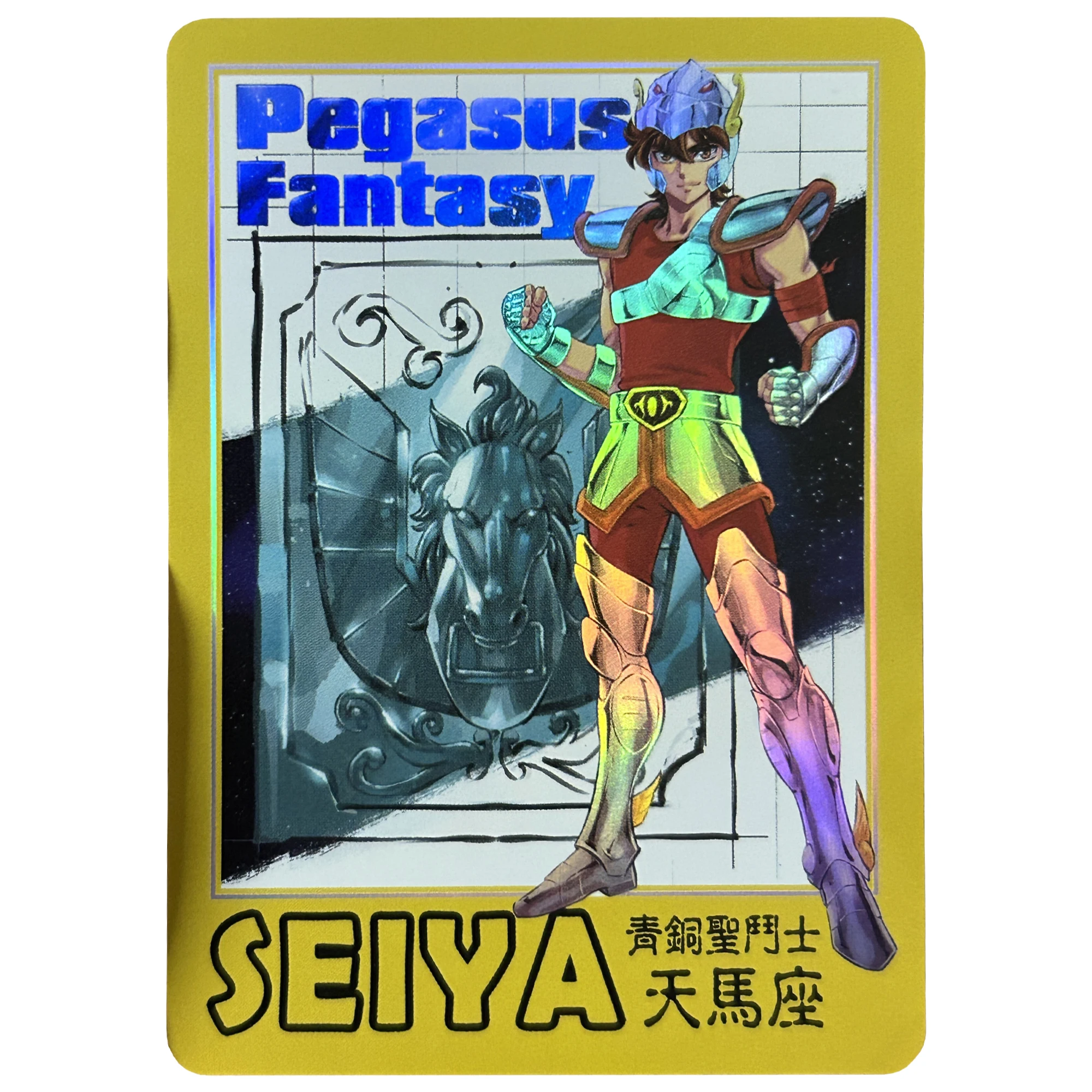 

Saint Seiya Pegasus Bronze Saint Flash Card Single Card Classic Game Anime Collection Cards Diy Gift Toys