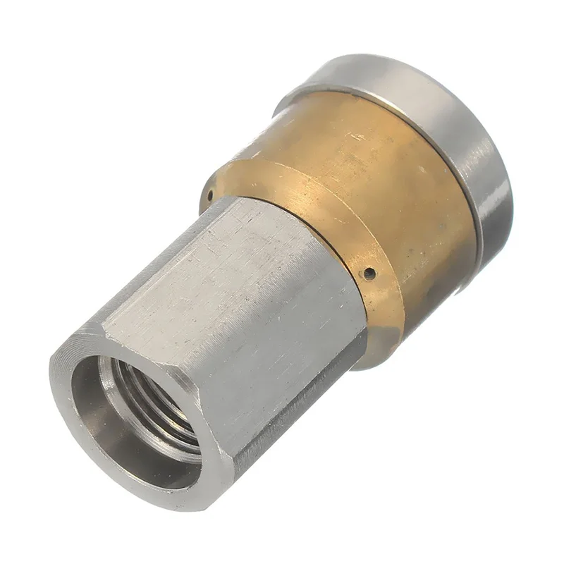【Rushed】3X Steel Pressure Washer Drain Sewer Cleaning Pipe Jetter Rotary Nozzle 3 Jet 1/8 Inch F