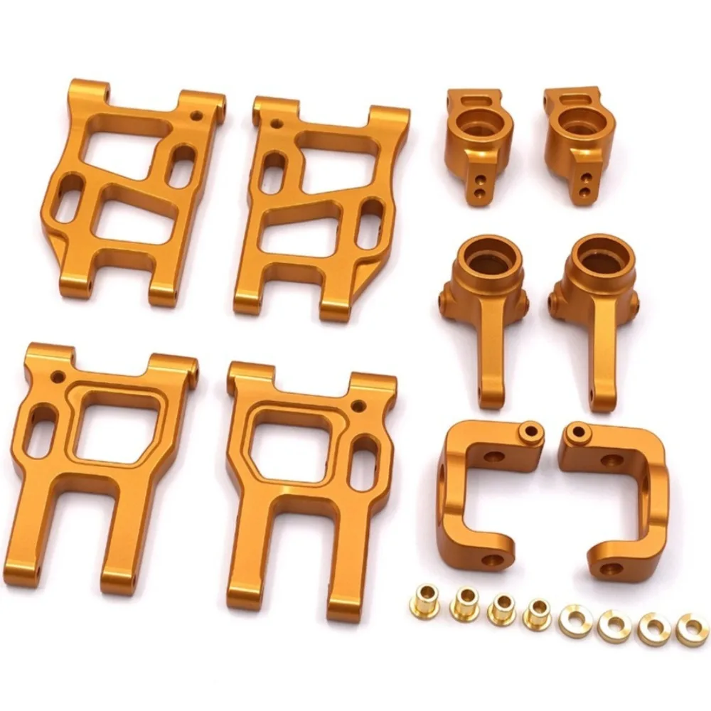 1/10 Remote Control Metal Suspension Arm Steering Cup C Hub Rear Wheel Hub For LC Racing PTG-2 Upgrade Parts