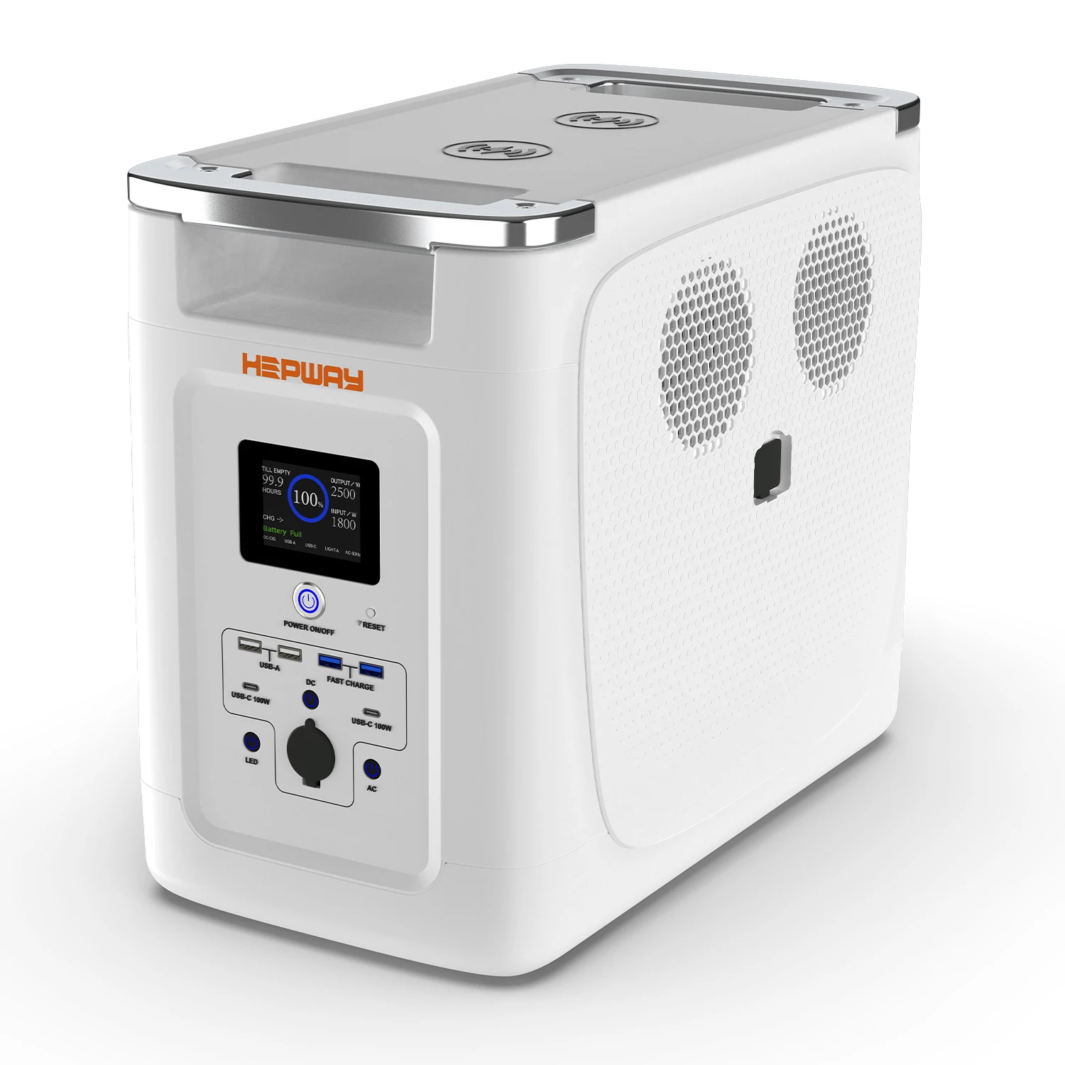 

Portable Power Station 4800W Peak, Expandable Capacity 32kWh with X-Boost 2500W(Solar Panel & Extra Battery Not Included)
