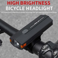 400LM 1500Mah Easy Mount LED Cycle Bicycle Headlights Rechargeable Safety Bicycle Front Light Bicycle Light