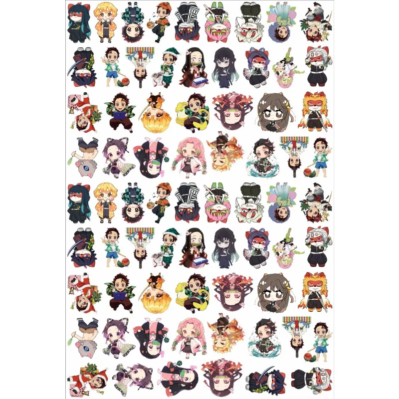 

New Demon Slayer Acrylic Tablets Tanjirou Zenitsu Handmade DIY Material Wholesale Patch Keychain Pendant 1.5-8cm 500G