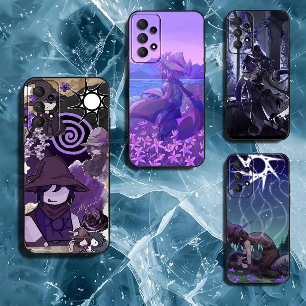 

A-Azuretime Two T-Time Azure Phone Case For Samsung Galaxy A13,A21s,A22,A31,A32,A52,A53,A71,A80,Soft Black Shell