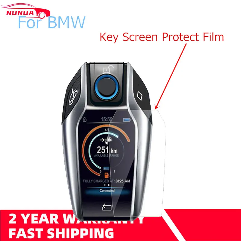 

Защитная пленка HD для экрана с сенсорным экраном и кнопкой цифрового ключа, водонепроницаемая пленка с защитой от царапин для BMW X3 X4 X5 I8 730li 740li 5/6/7